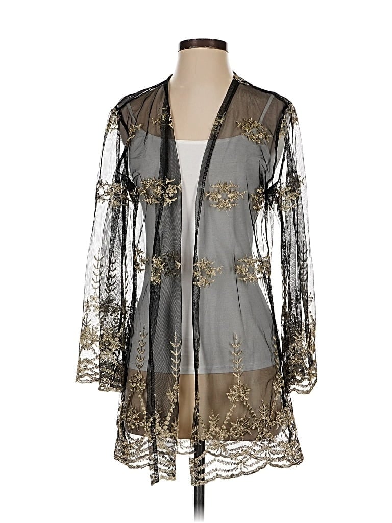 Pre-owned Simply Couture Kimono In Silver