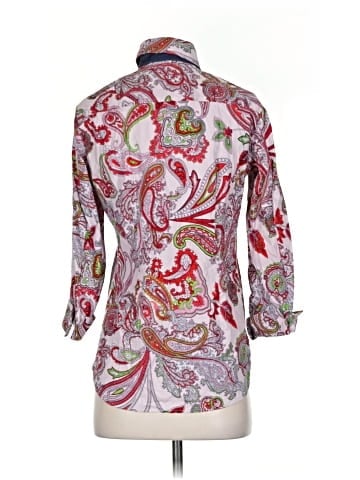 PaperWhite 3/4 Sleeve Blouse (view 2)