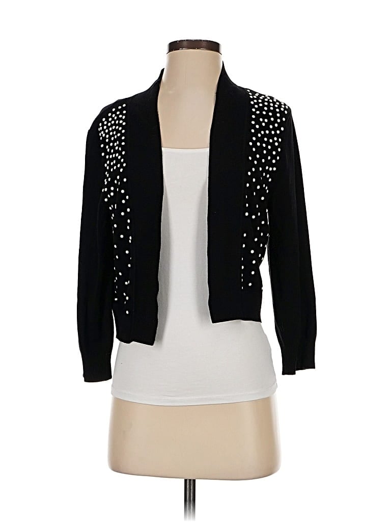 Pre-owned Ronni Nicole Cardigan Sweater In Black