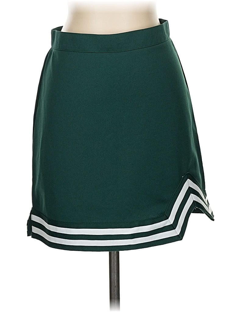 Pre-owned Zoozatz Casual Skirt In Green