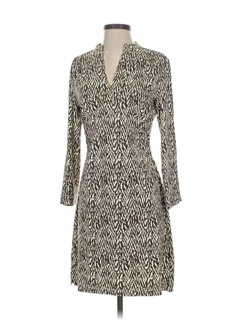 Pre-owned Ellie Kai Casual Dress In Brown