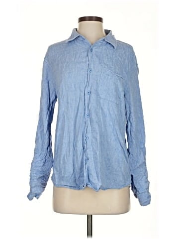 Magaschoni Long Sleeve Button-Down Shirt (view 1)