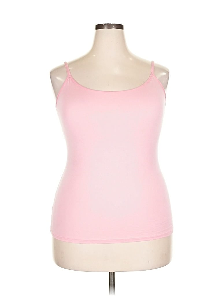 Pre-owned Unbranded Tank Top Pink Strapless Neckline Tops
