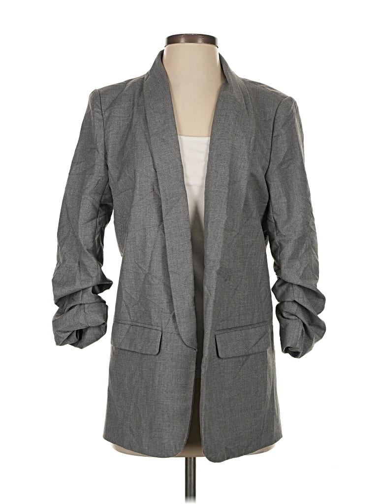 Pre-owned Mare Mare X Anthropologie Blazer Jacket In Gray