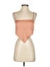 Danielle Bernstein 100% Polyester Orange Sleeveless Blouse Size S - photo 1