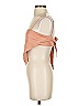 Danielle Bernstein 100% Polyester Orange Sleeveless Blouse Size S - photo 5