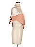 Danielle Bernstein 100% Polyester Orange Sleeveless Blouse Size S - photo 4