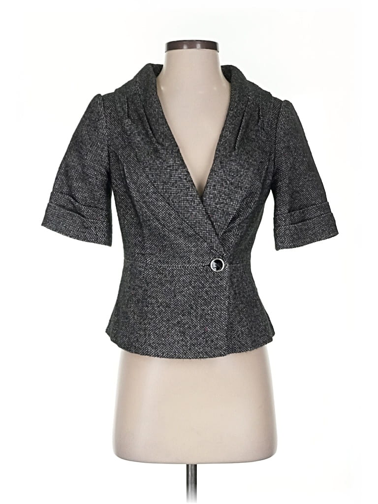 Pre-owned The Limited Blazer Jacket In Gray