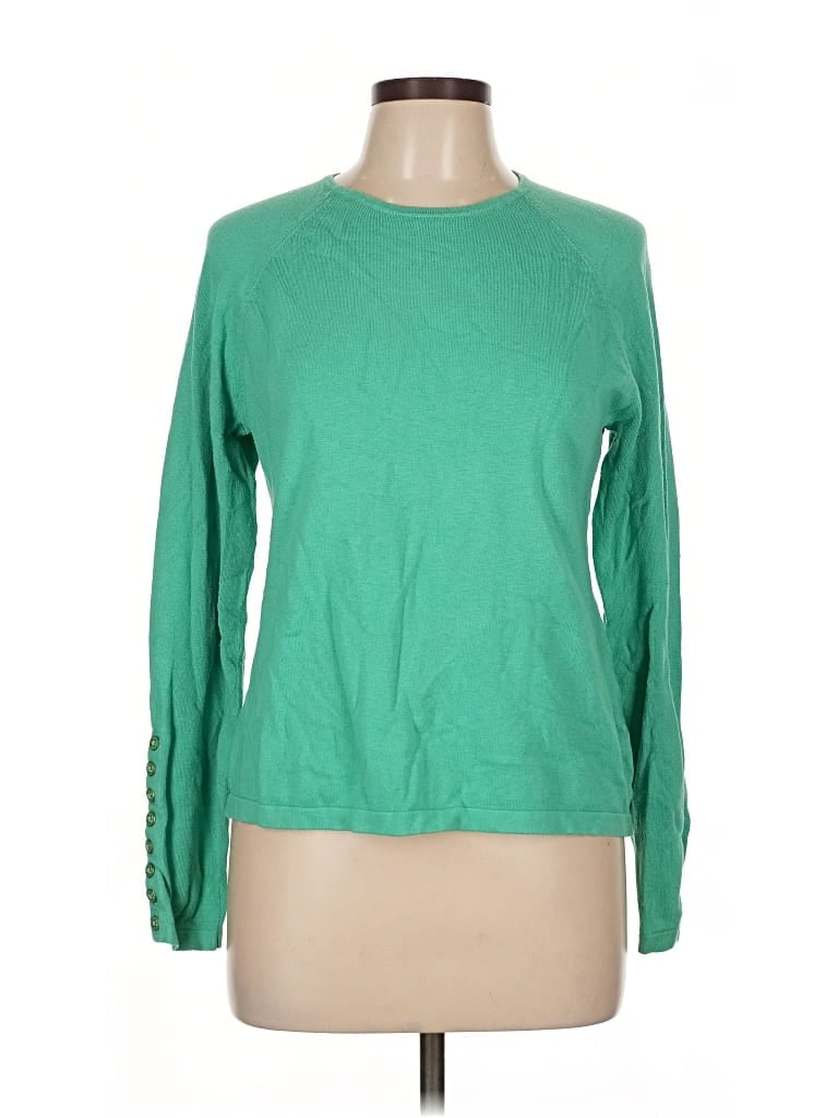 Pre-owned J. Mclaughlin Sweatshirt In Green