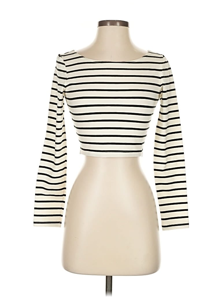 Pre-owned Laundry By Shelli Segal Long Sleeve Turtleneck In White