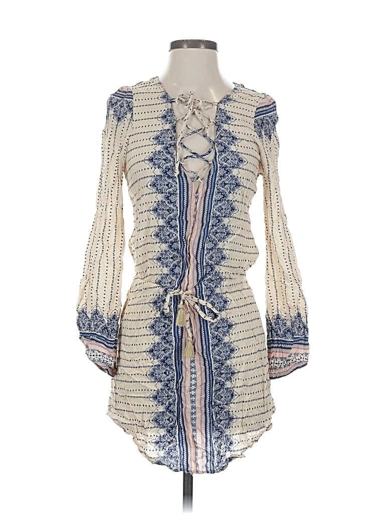 Pre-owned Rip Curl Casual Dress In White