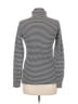 J.Crew 100% Cotton Stripes Black Long Sleeve Turtleneck Size M - photo 2