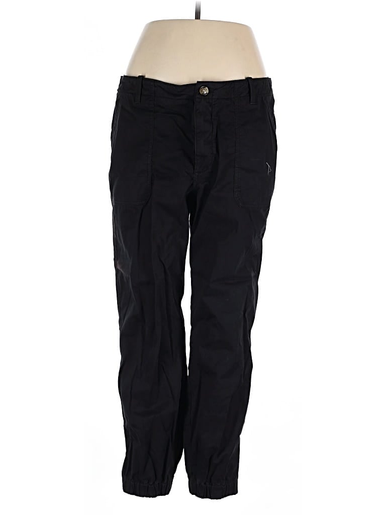Pre-owned Quince Casual Pants In Black