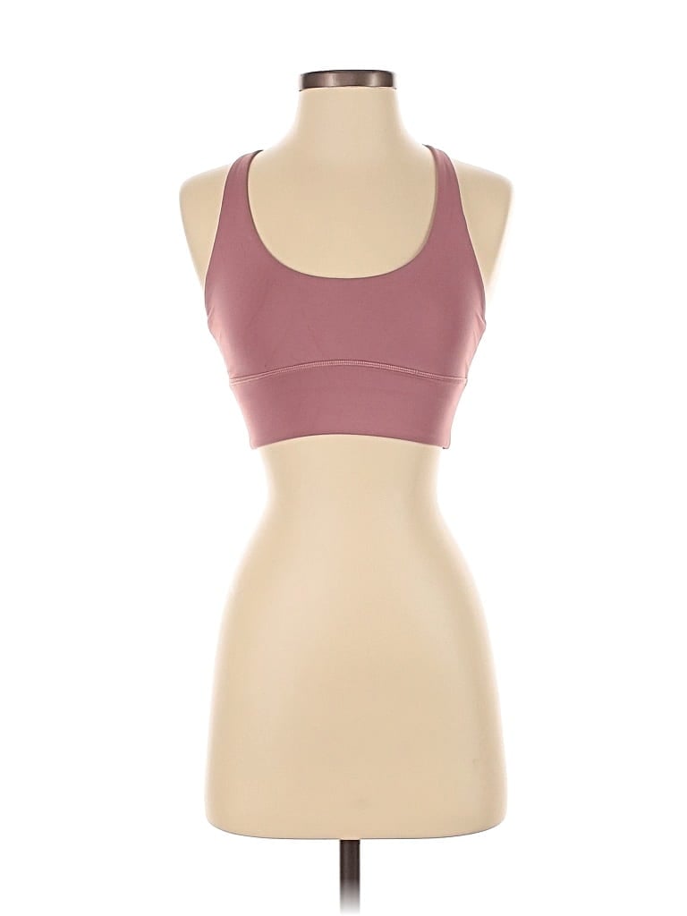 Pre-owned Lululemon Athletica Sports Bra In Pink
