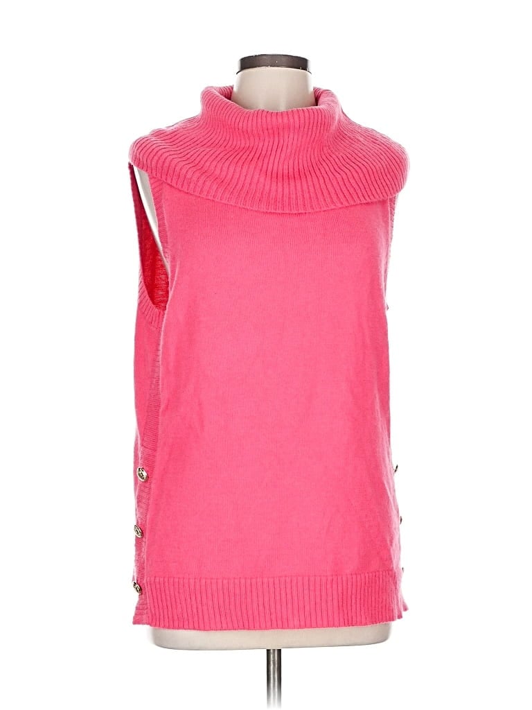 Pre-owned Talbots Sweater Vest In Pink