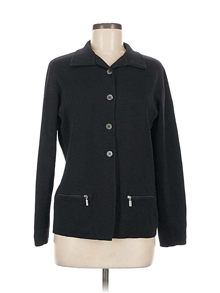 Pre-owned Maria Di Ripabianca Cardigan Sweater In Black