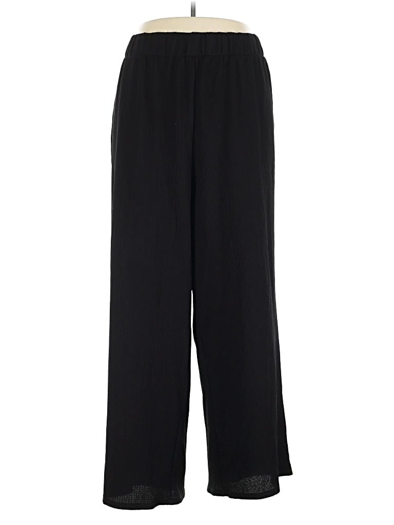 Pre-owned H&m Casual Pants In Black