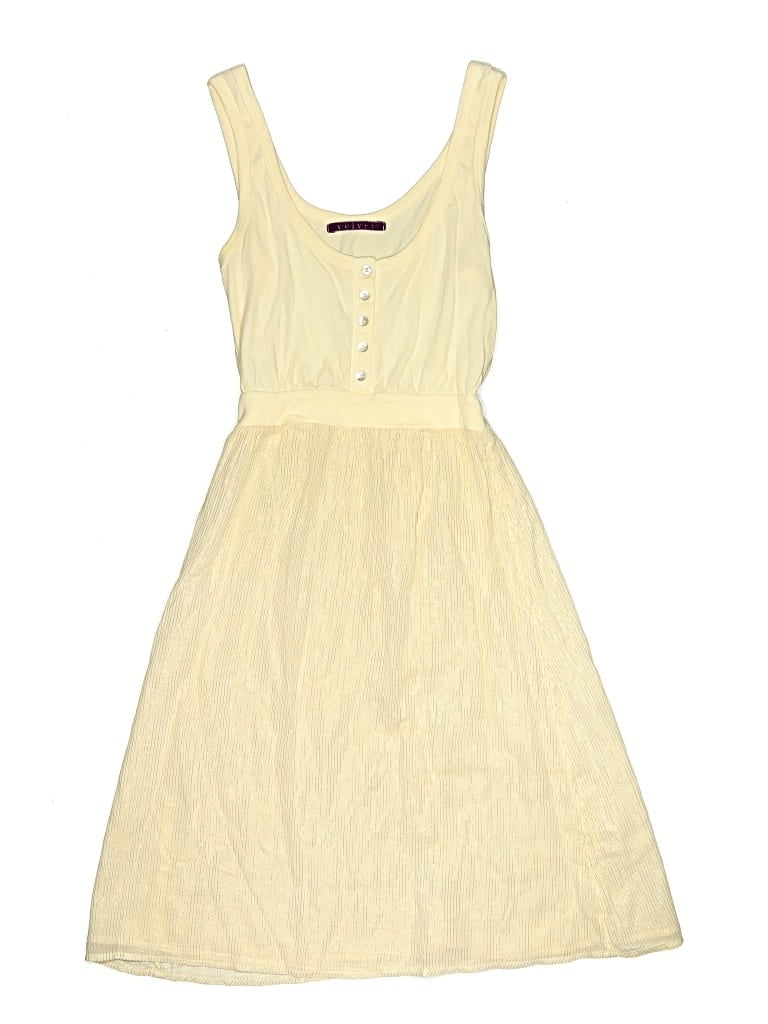 Pre-owned Velvet Kids' Dress In White