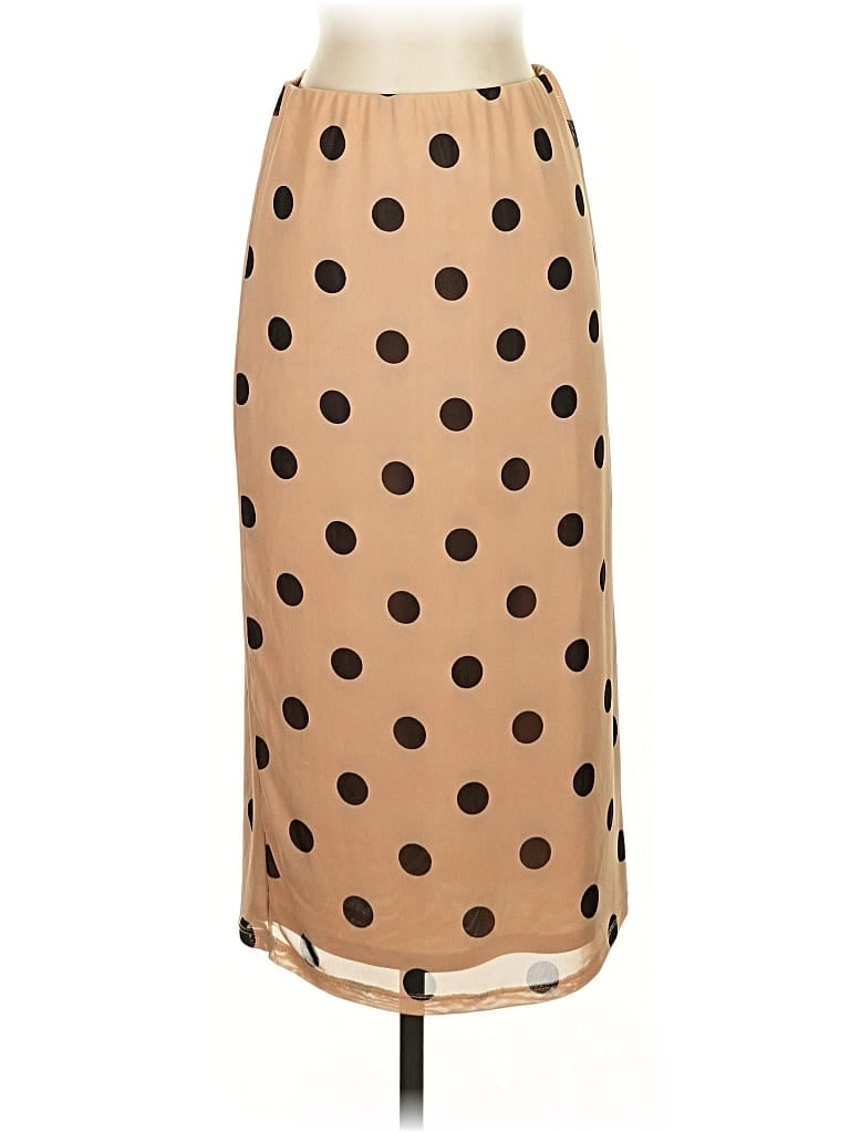 Pre-owned Afrm Casual Skirt In Brown