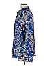 Tolani Paisley Blue Long Sleeve Blouse Size M - photo 5