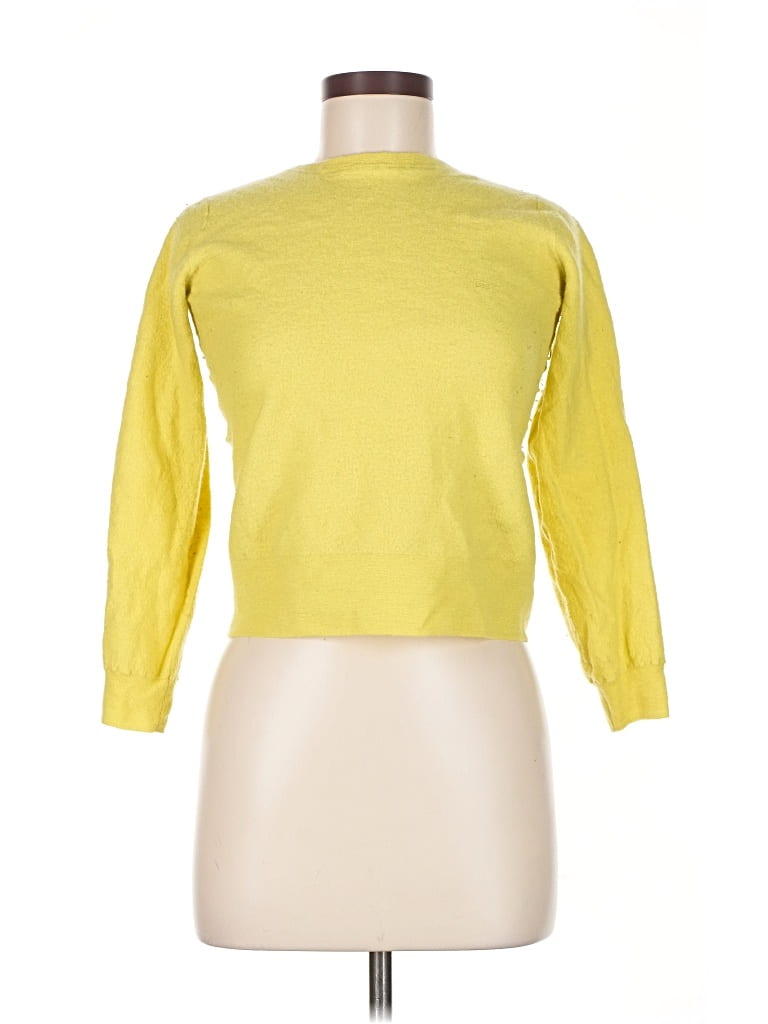 Pre-owned Vince Sweatshirt In Yellow