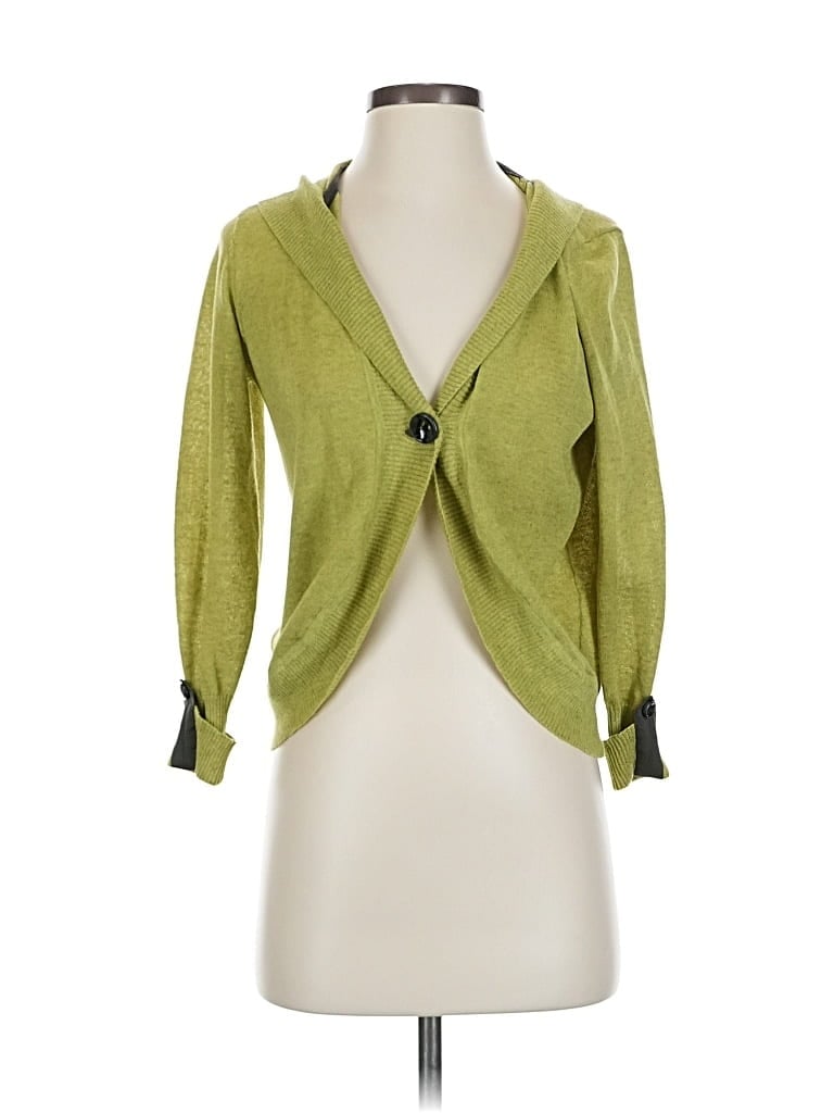 Pre-owned Cabi 3/4 Sleeve Blouse In Green