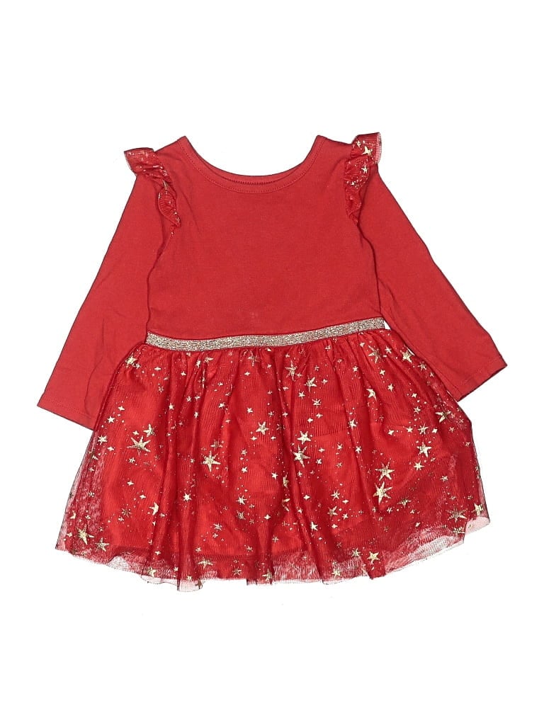 Pre-owned Cat & Jack Kids' Dress In Red
