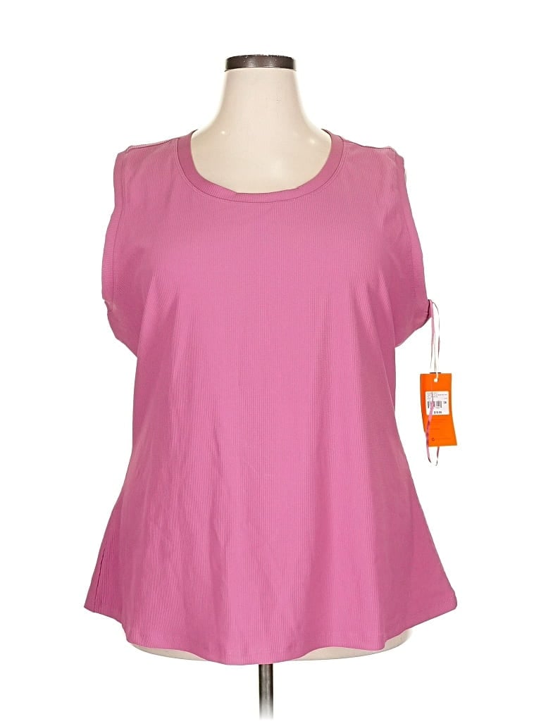 Pre-owned Freely Sleeveless T-shirt In Pink
