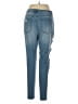 Shein Curve Hearts Blue Jeans Size 0X - photo 2