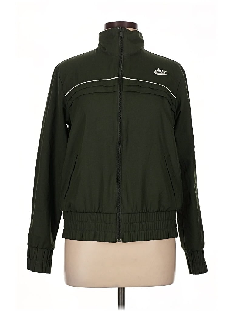 Pre-owned Nike Track Jacket In Green