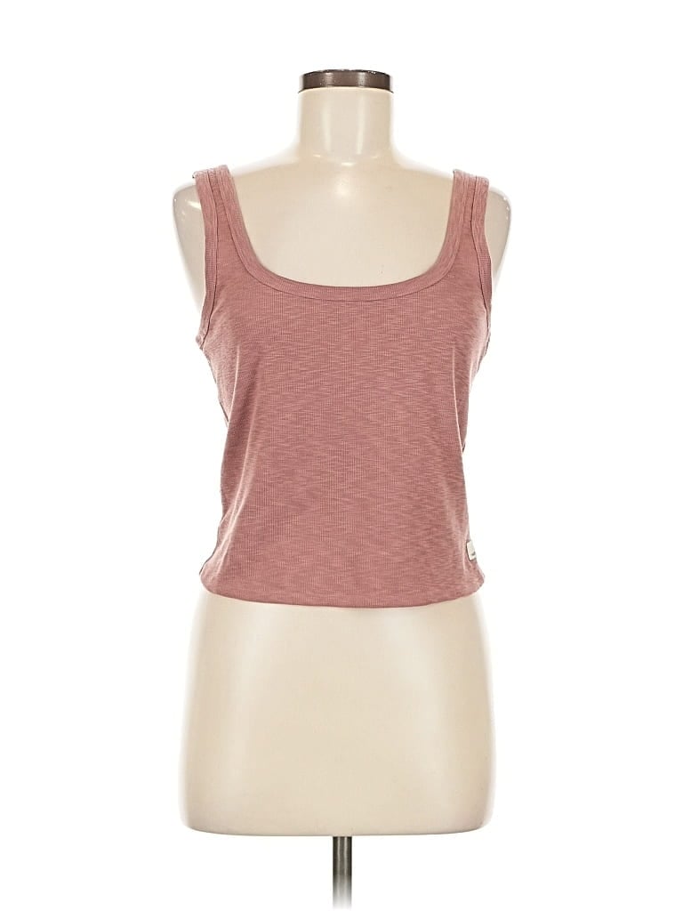 Pre-owned Vuori Tank Top Pink Strapless Neckline Tops