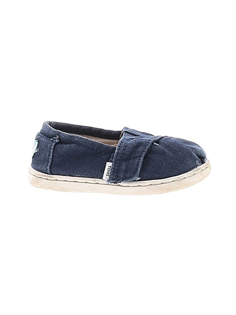 Pre-owned Toms Kids' Sneakers In Blue