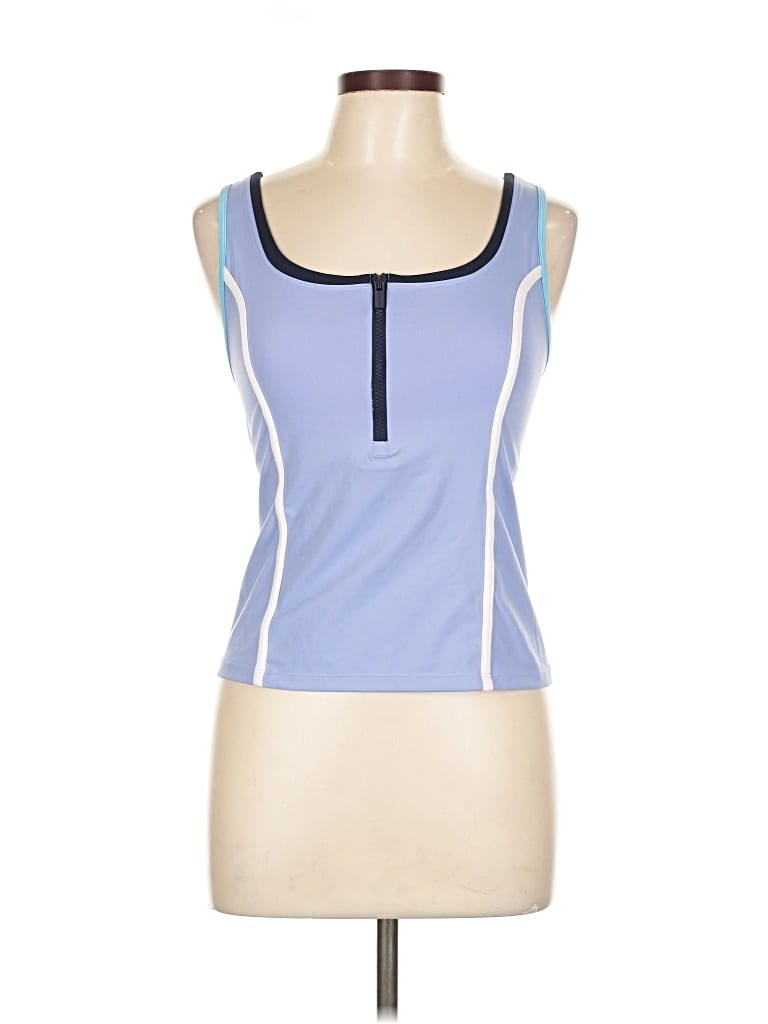 Pre-owned New Balance Active Tank Top In Blue