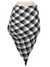 Veronica Beard 100% Viscose Plaid Gray Ivory Casual Skirt Size 2 - photo 2