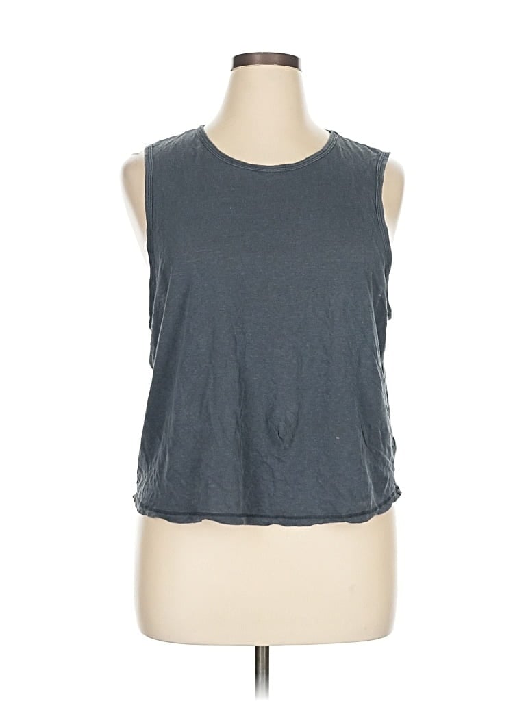 Pre-owned Marine Layer Sleeveless T-shirt In Gray