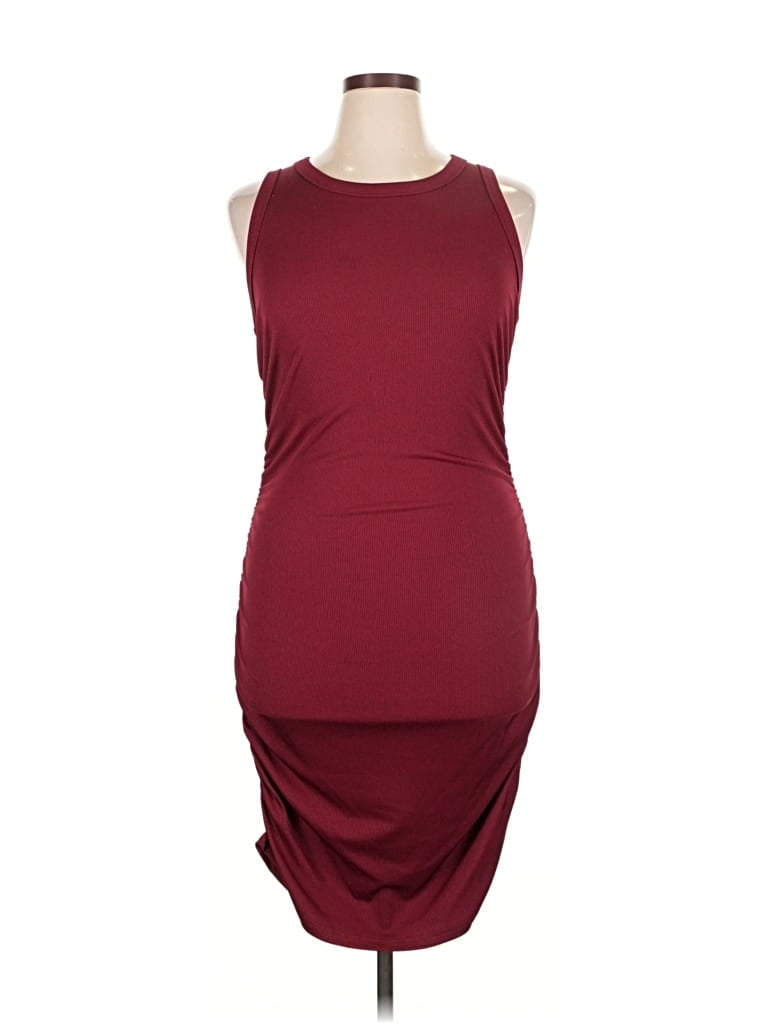 Pre-owned Btfbm Cocktail Dress In Burgundy