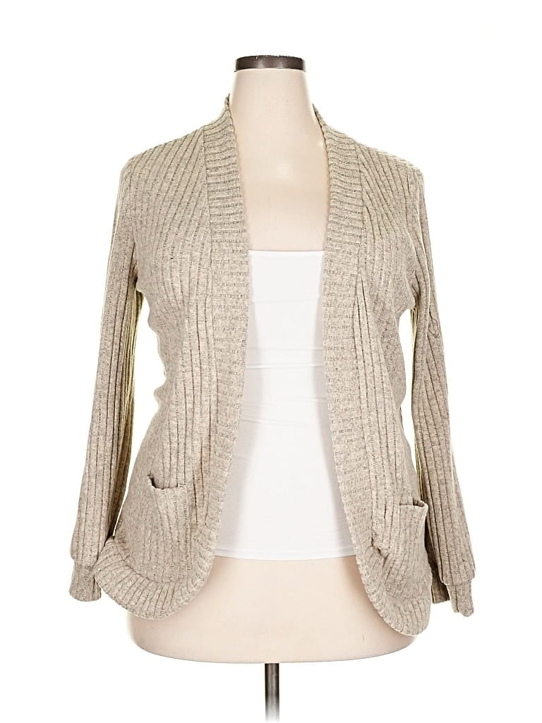 Pre-owned Unbranded Cardigan Sweater In Brown