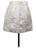J.Crew Paisley Silver Formal Skirt Size 4 - photo 2