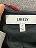 Likely 100% Polyester Solid Burgundy Red Cocktail Dress Size 2 - photo 3