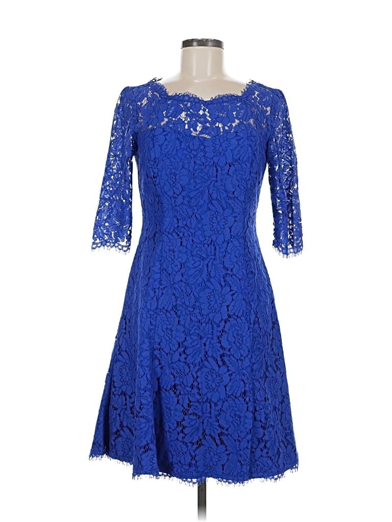 Pre-owned Eliza J Cocktail Dress In Blue