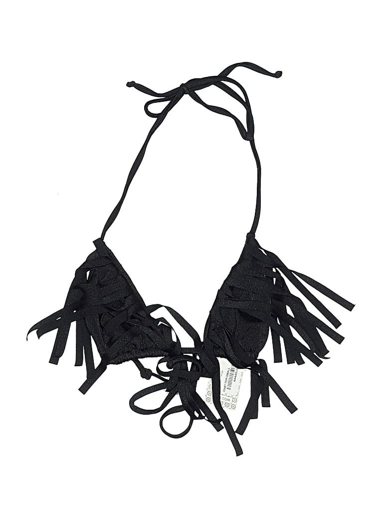 Pre-owned Assorted Brands Swimsuit Top Black Swimwear