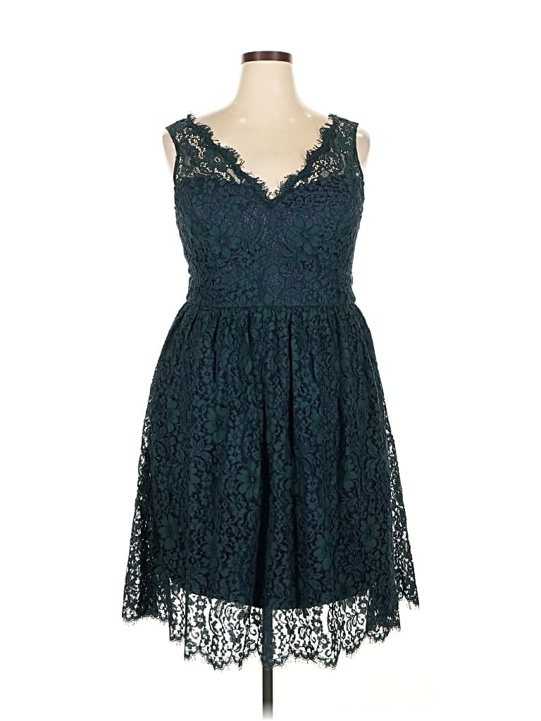 Pre-owned Eliza J Cocktail Dress In Blue