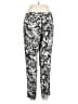 Theory Print Silver Silk Pants Size 8 - photo 2