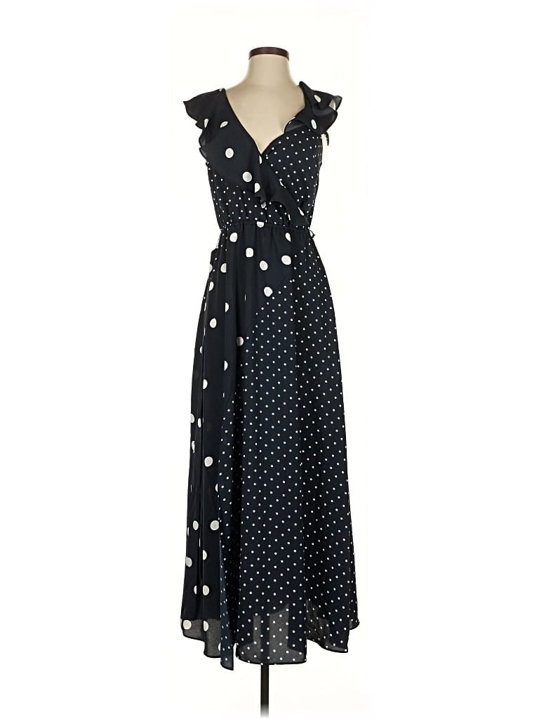 Pre-owned Bar Iii Casual Dress In Black