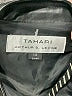 Tahari by ASL Stripes Gray Black Blazer Size 14 - photo 6