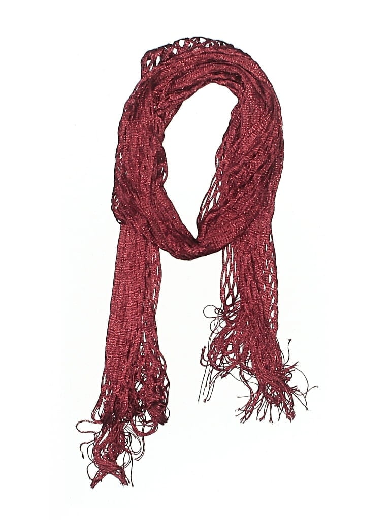 Pre-owned Unbranded Scarf In Red
