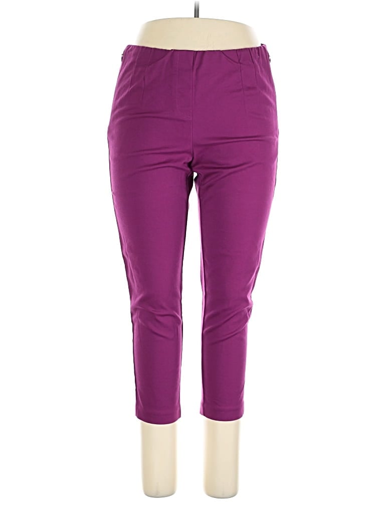 Pre-owned Jjill Active Pants In Purple