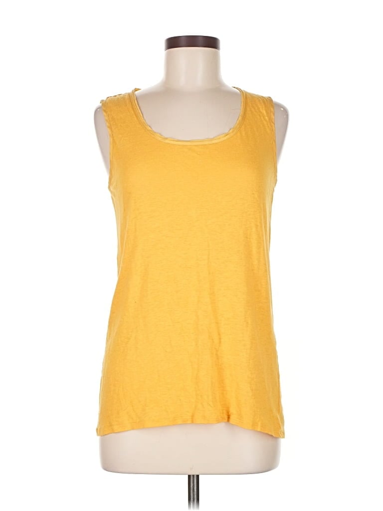 Pre-owned Elie Tahari Sleeveless T-shirt In Yellow