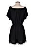 Choles 100% Polyester Solid Black Romper Size S - photo 2