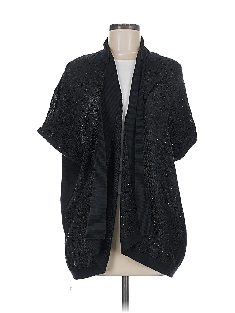 Pre-owned Ann Taylor Loft Cardigan Sweater In Black